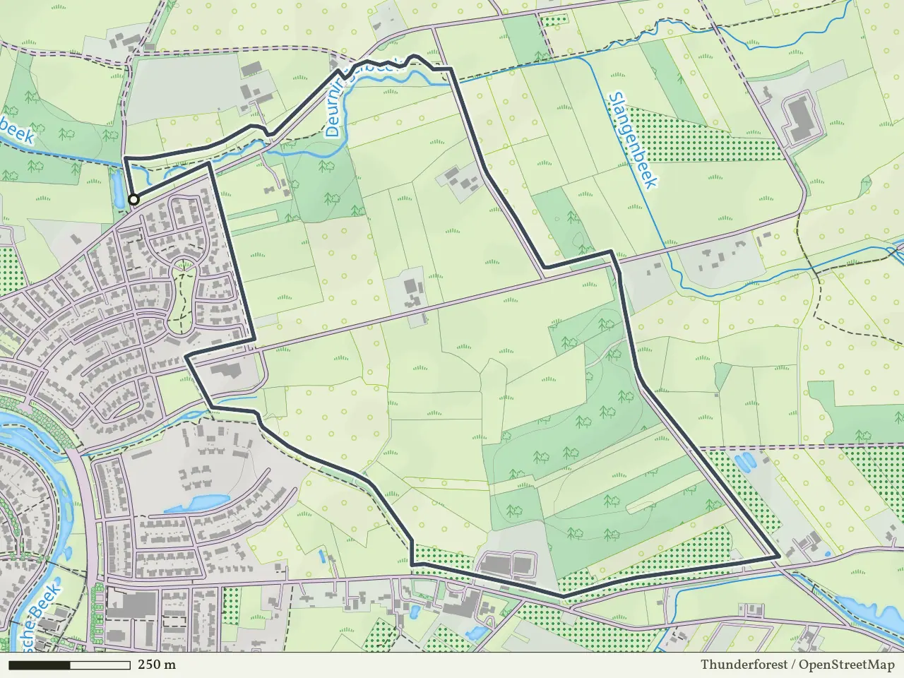 Gele route vanaf Spanjaardgemaal, Borne