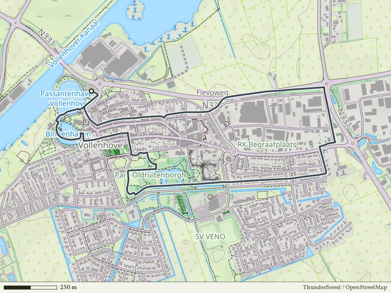 Groene route vanaf Vollenhove, Weerribben-Wieden
