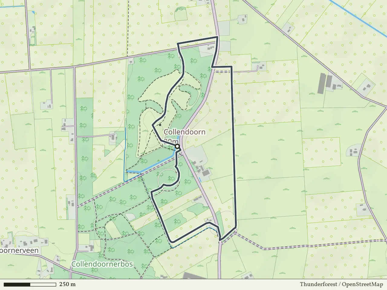 Groene route vanaf Collendoorn, Hardenberg Oost