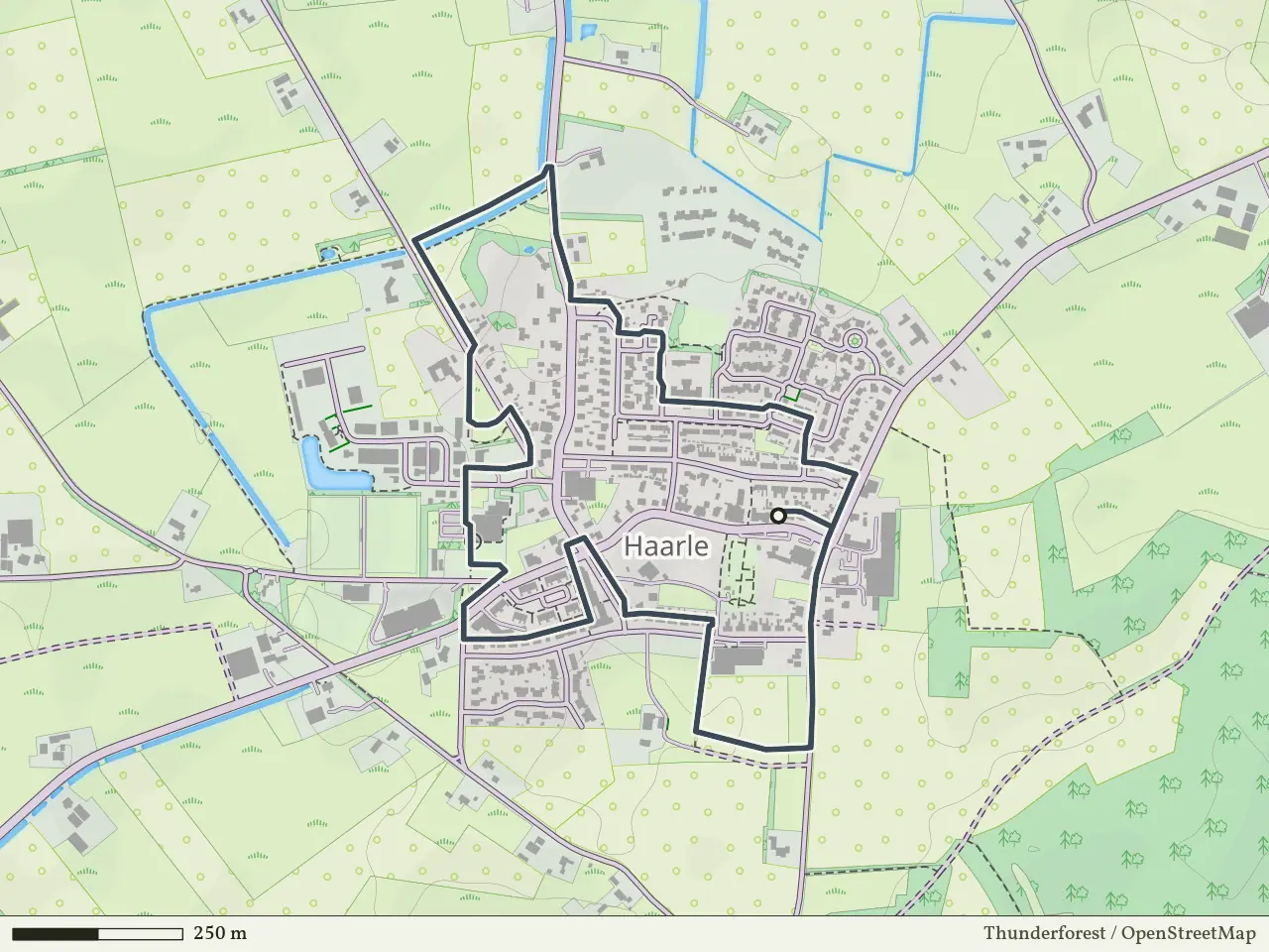 Oranje route vanaf Haarle, Hellendoorn