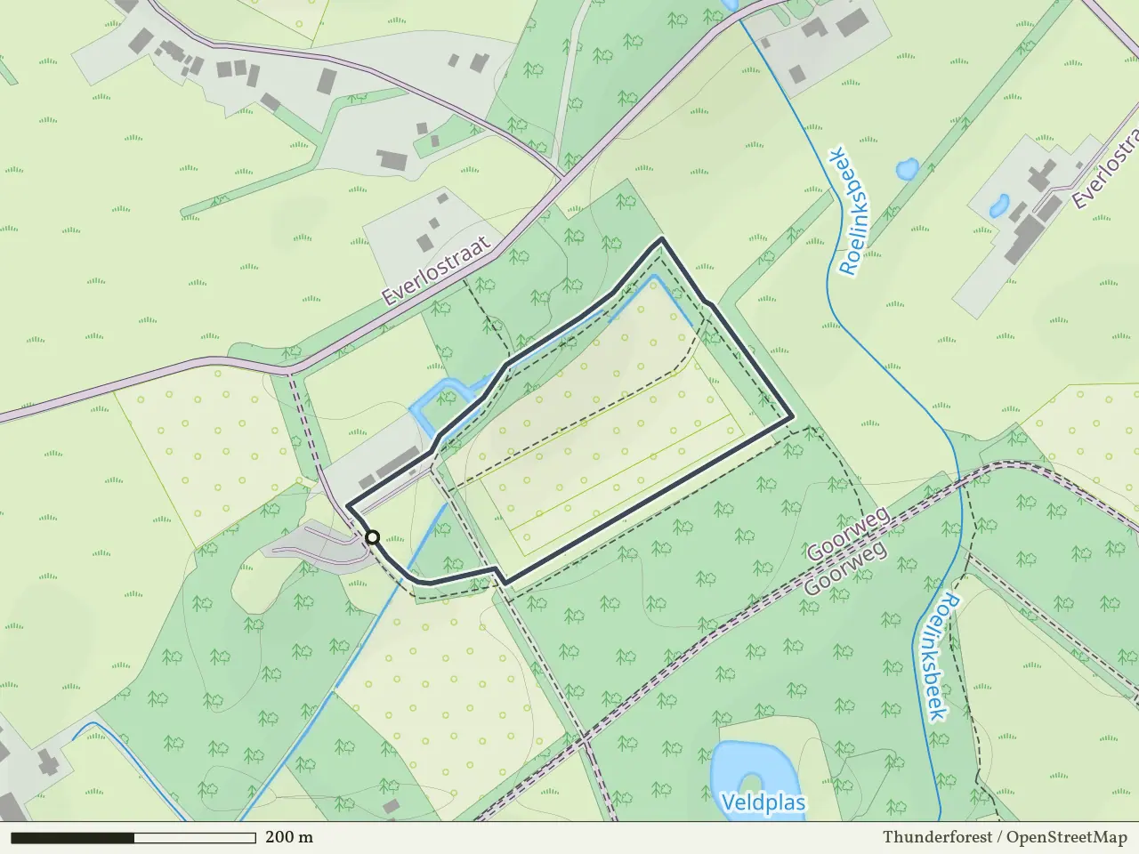 Groene route vanaf Everloo, Rossum