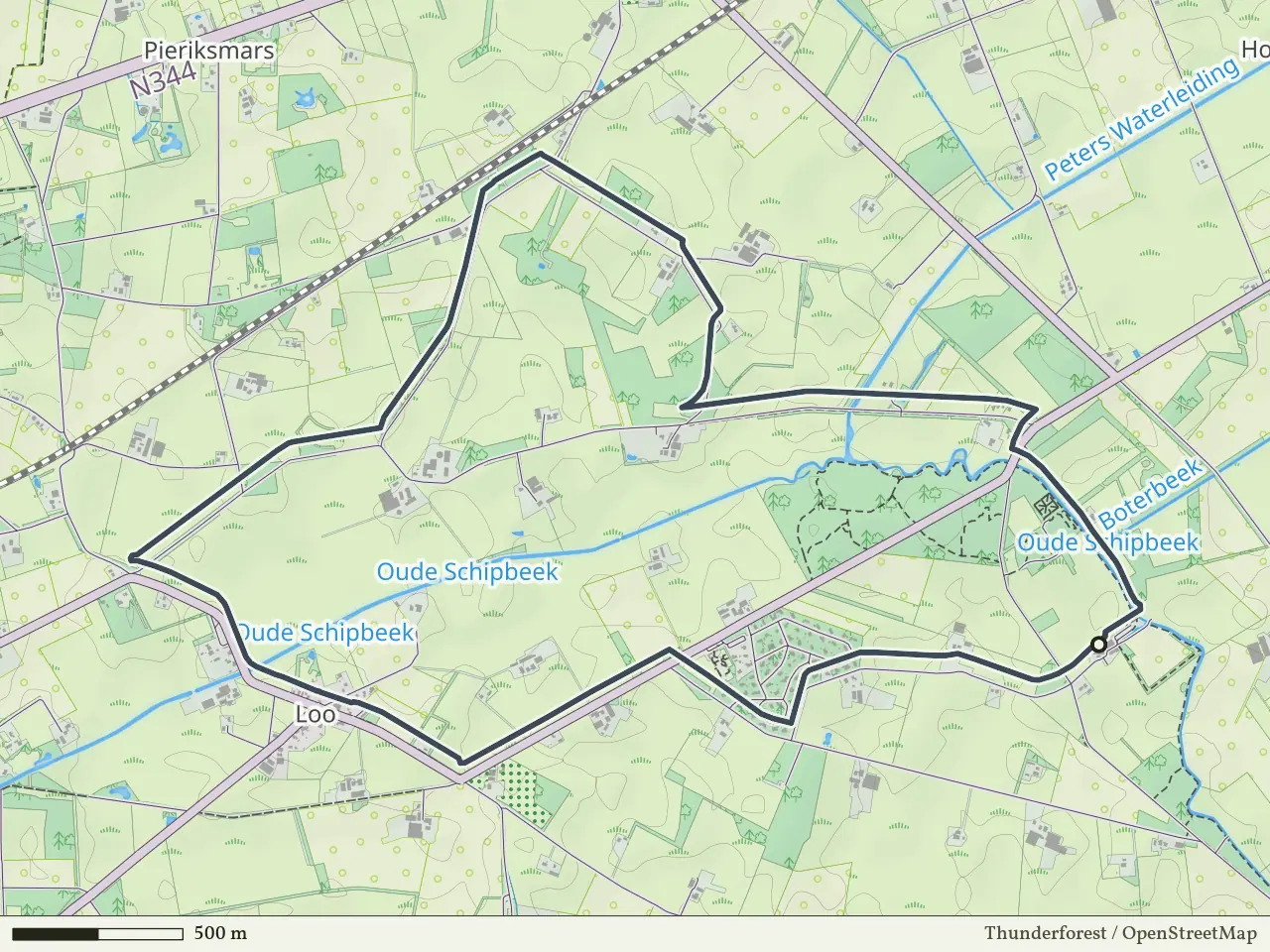 Groene route vanaf De Pothaar, Bathmen