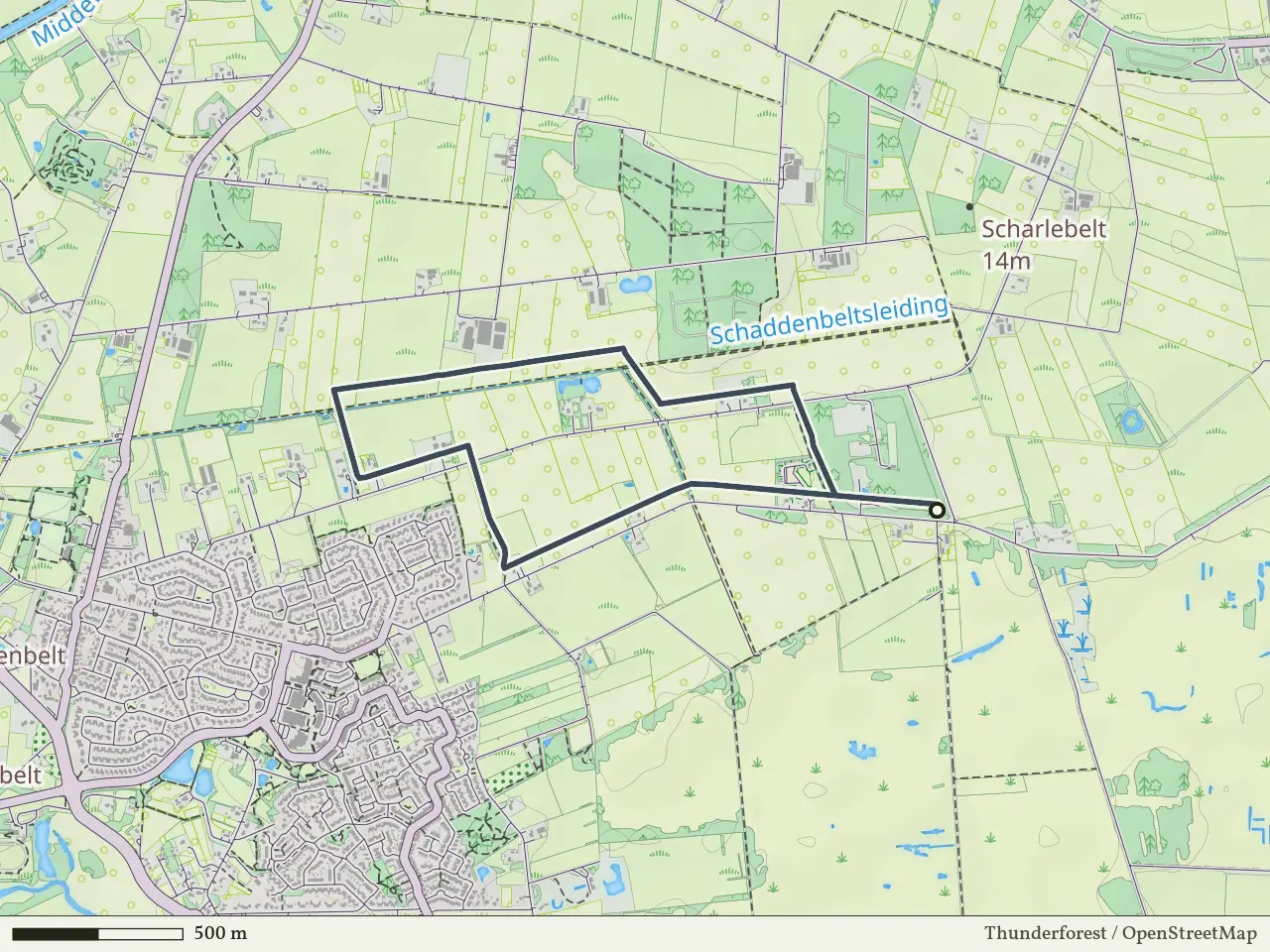 Groene route vanaf Wierdense Veld, Nijverdal