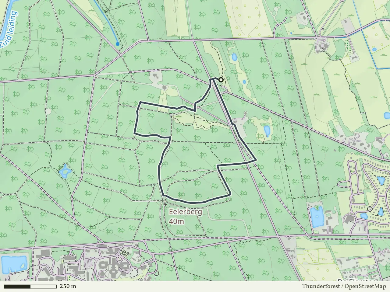 Groene route vanaf Eelerberg, Hellendoorn