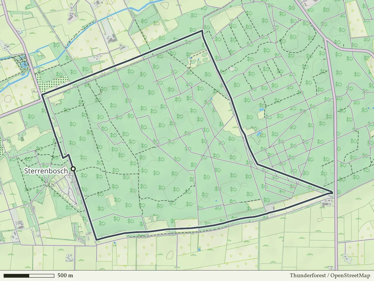 Groene route vanaf Sterrenbosch, Dalfsen