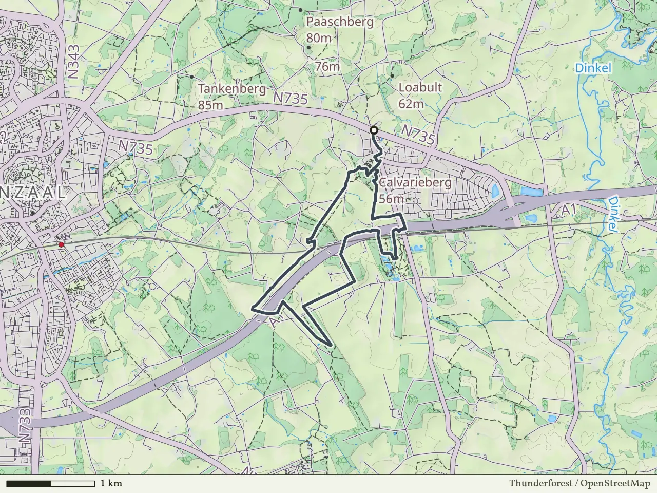 Groene route vanaf De Lutte, Losser
