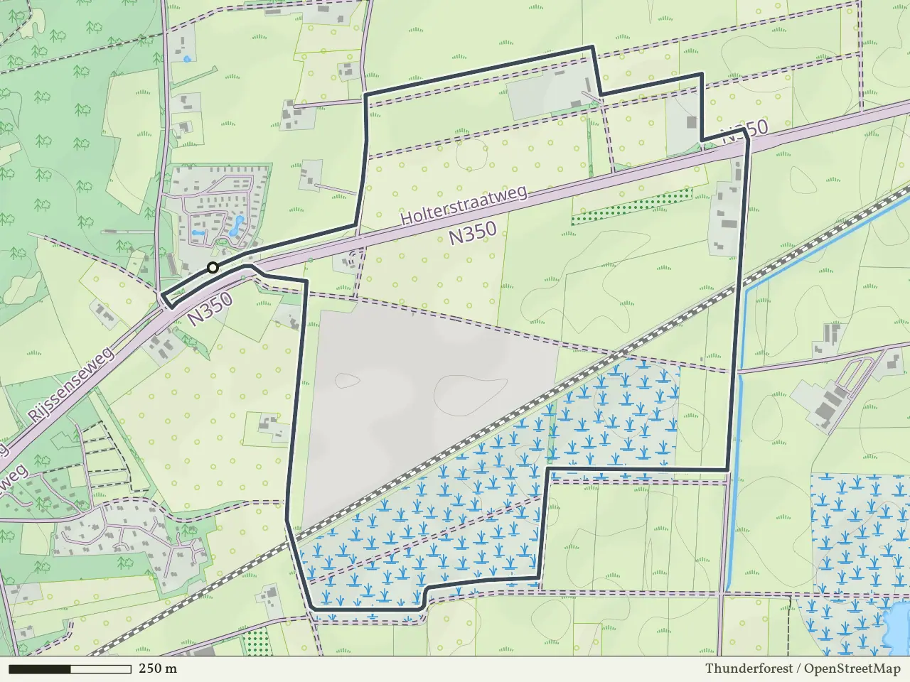 Blauwe route vanaf De Keizer, Rijssen