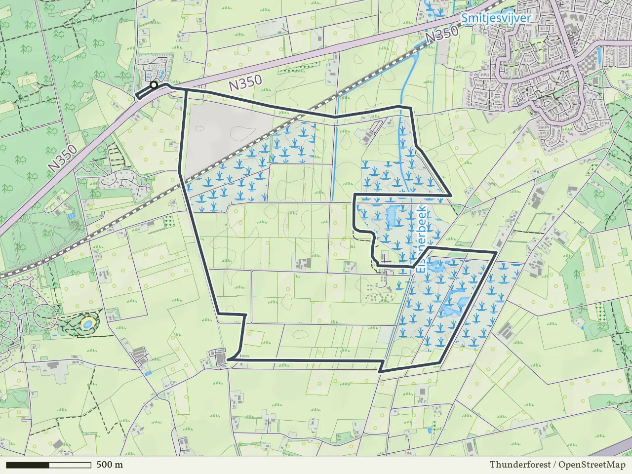 Groene route vanaf De Keizer, Rijssen
