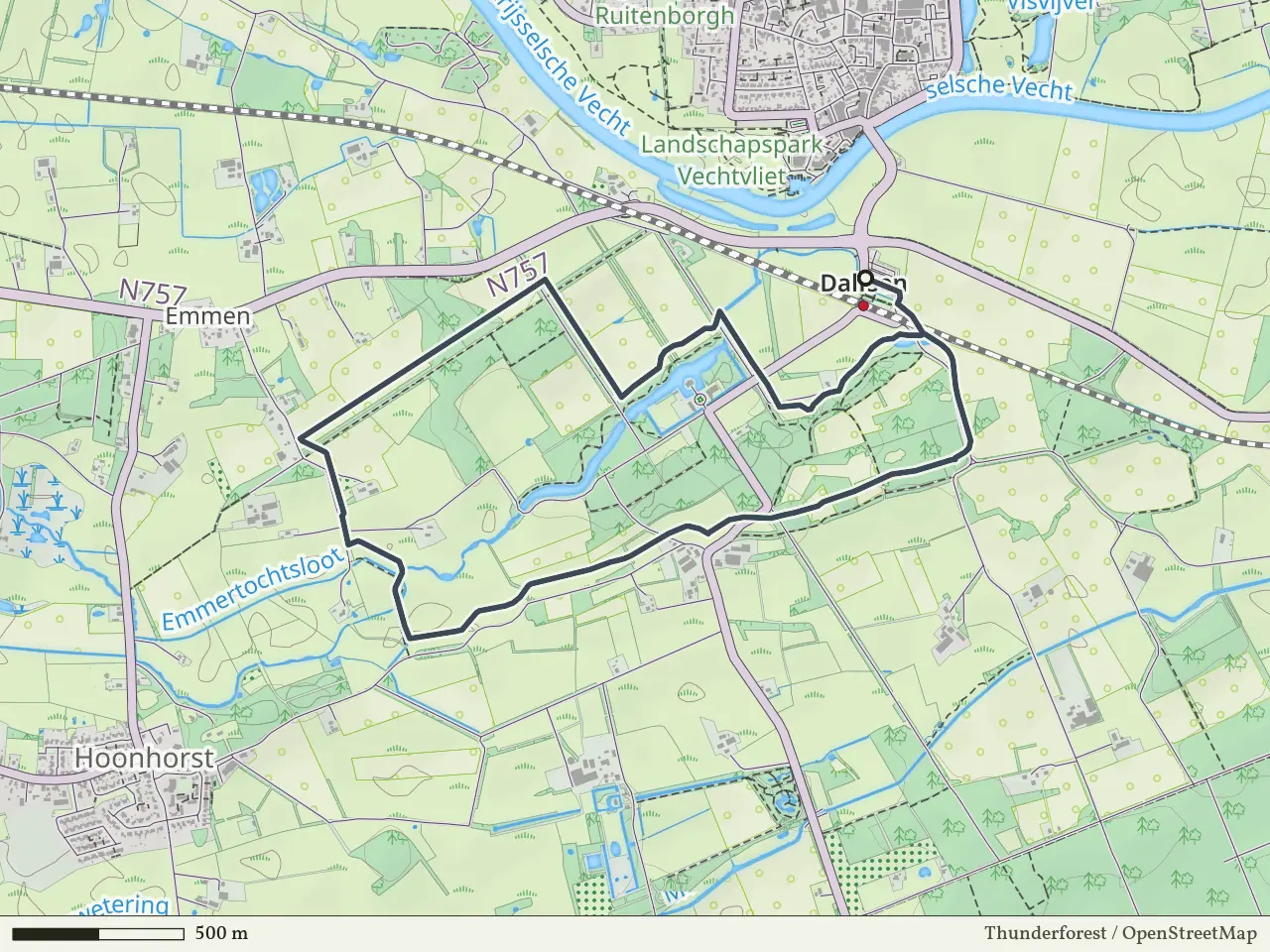 Groene route vanaf Station Dalfsen, Dalfsen