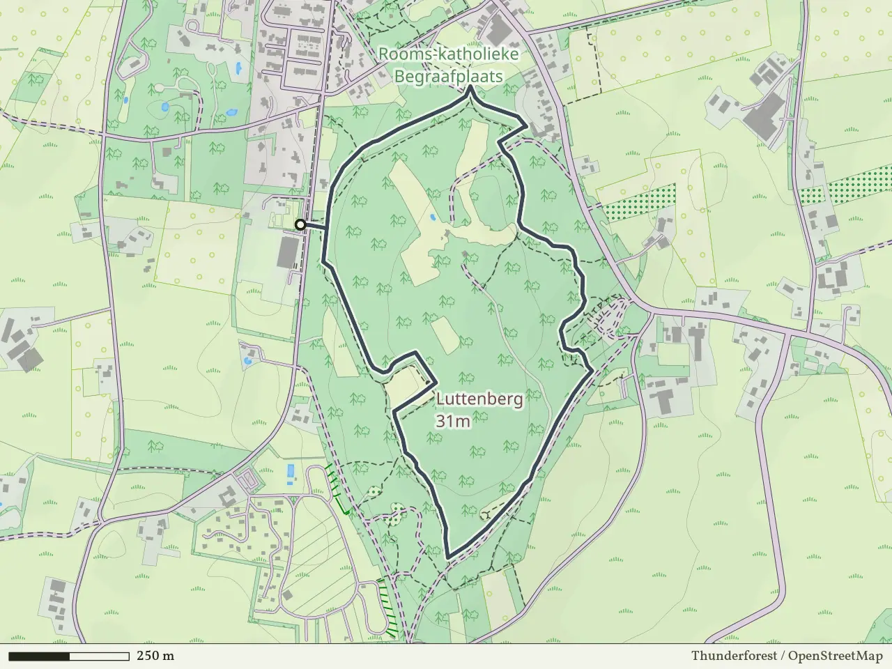 Gele route vanaf 't Siel, Luttenberg