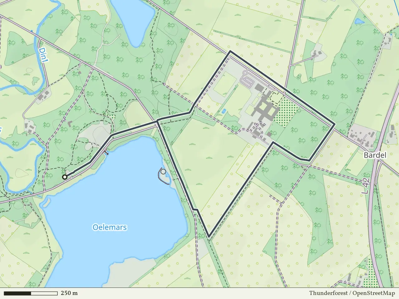Blauwe route vanaf Zandbergen, Losser
