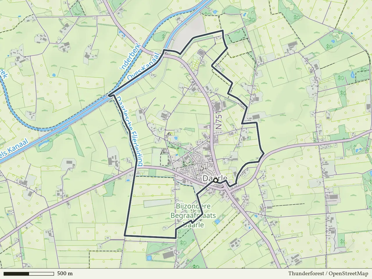 Rode route vanaf Daarle, Hellendoorn
