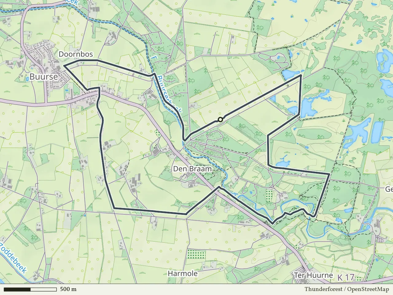 Oranje route vanaf Witte Veen, Haaksbergen