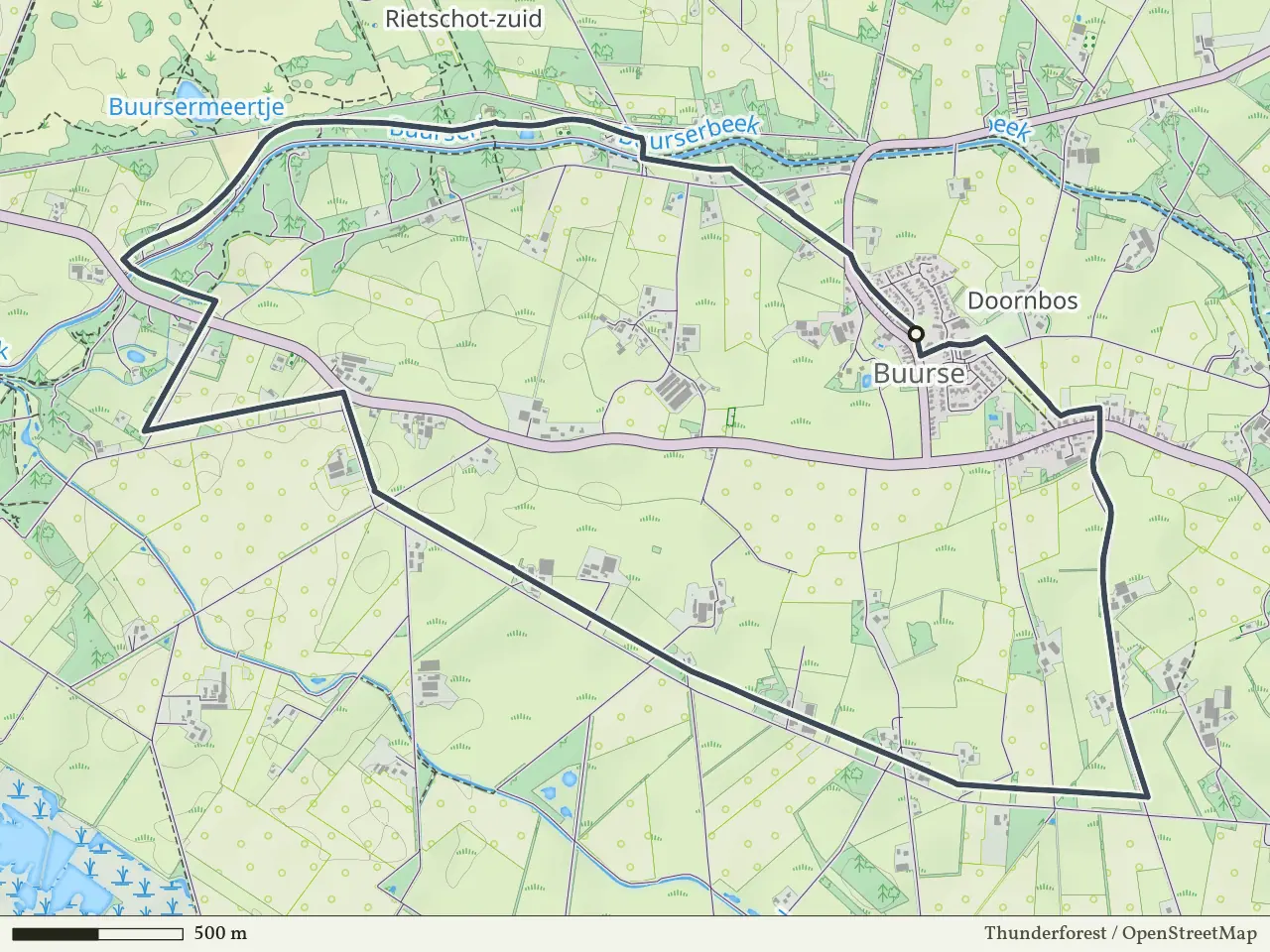 Groene route vanaf Buurse, Haaksbergen