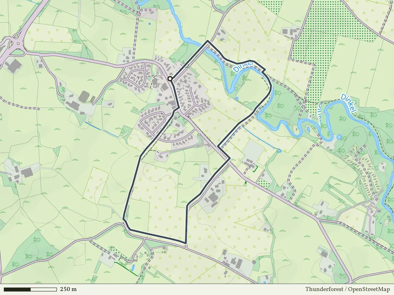 Paarse route vanaf Beuningen, Losser