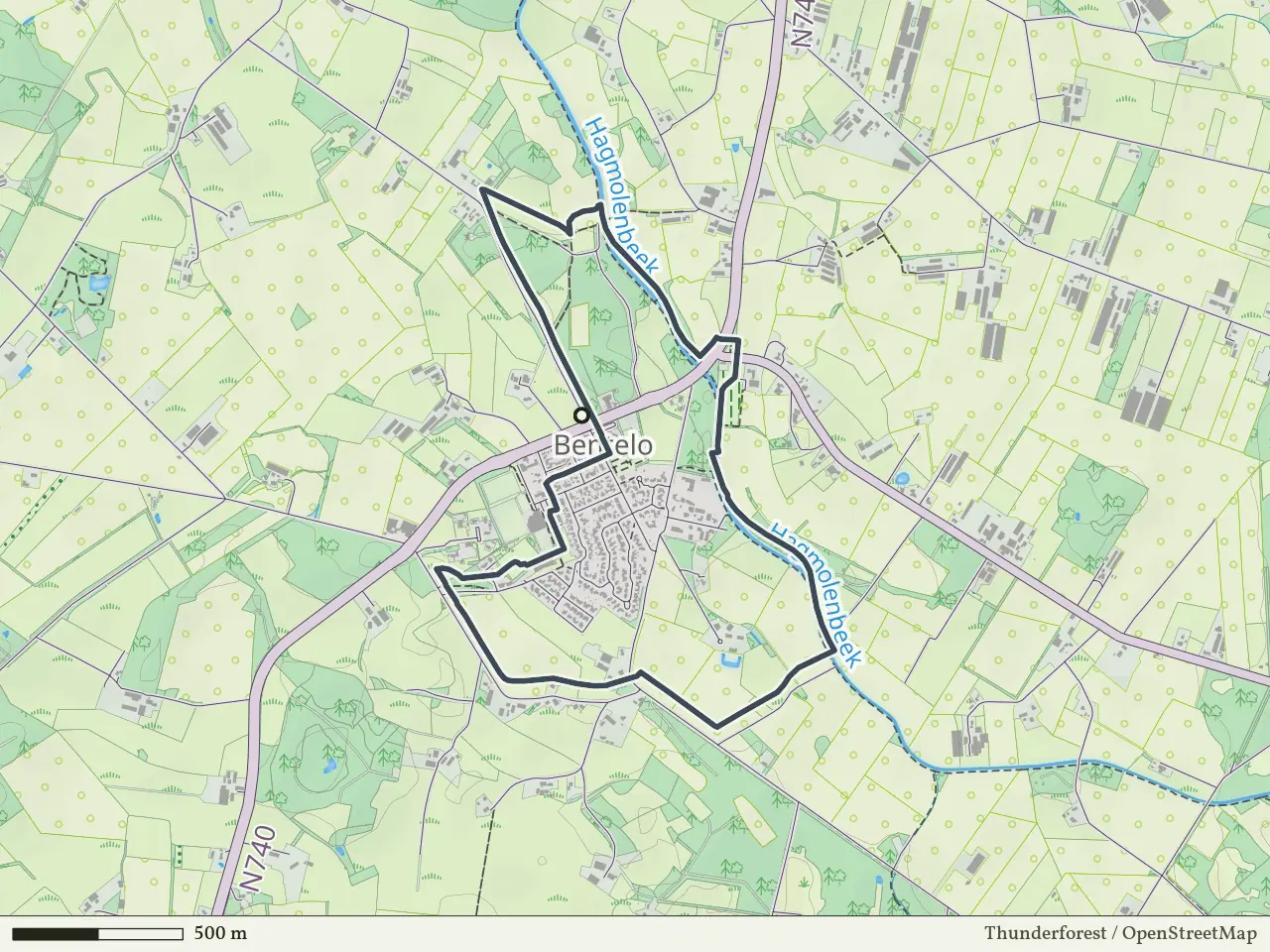 Groene route vanaf Bentelo, Hof van Twente