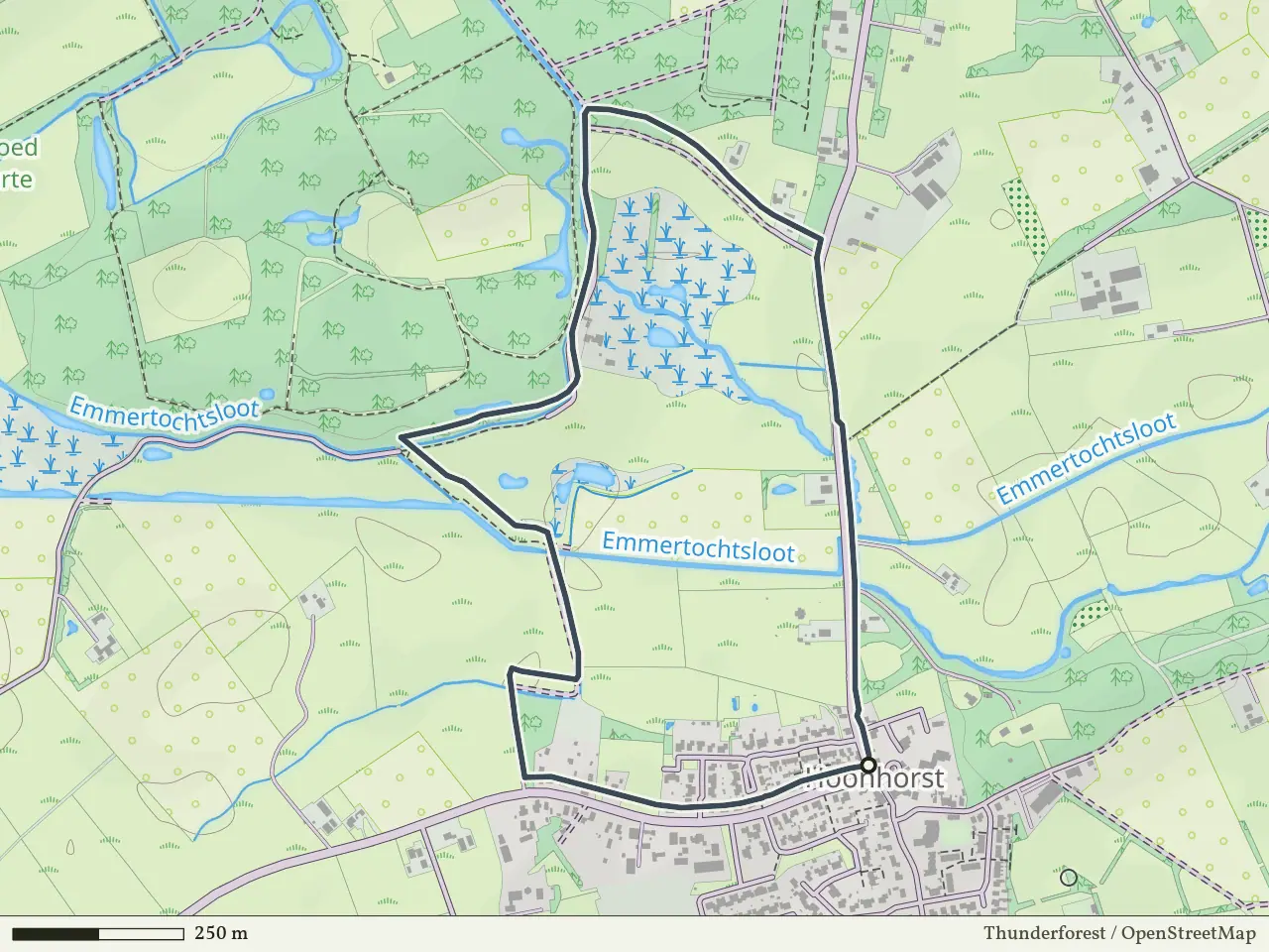 Groene route vanaf Hoonhorst, Dalfsen