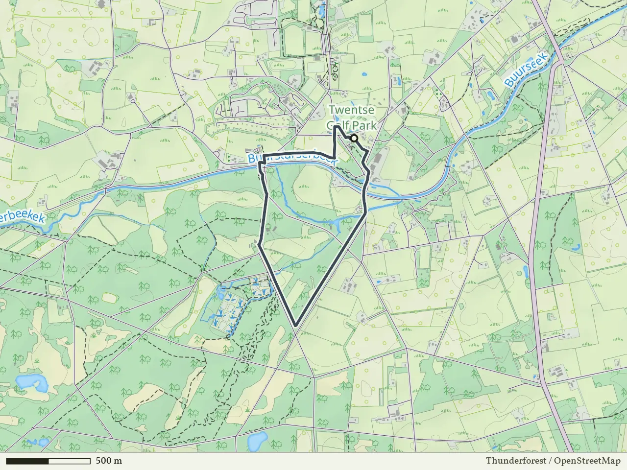 Gele route vanaf Watermolen, Haaksbergen