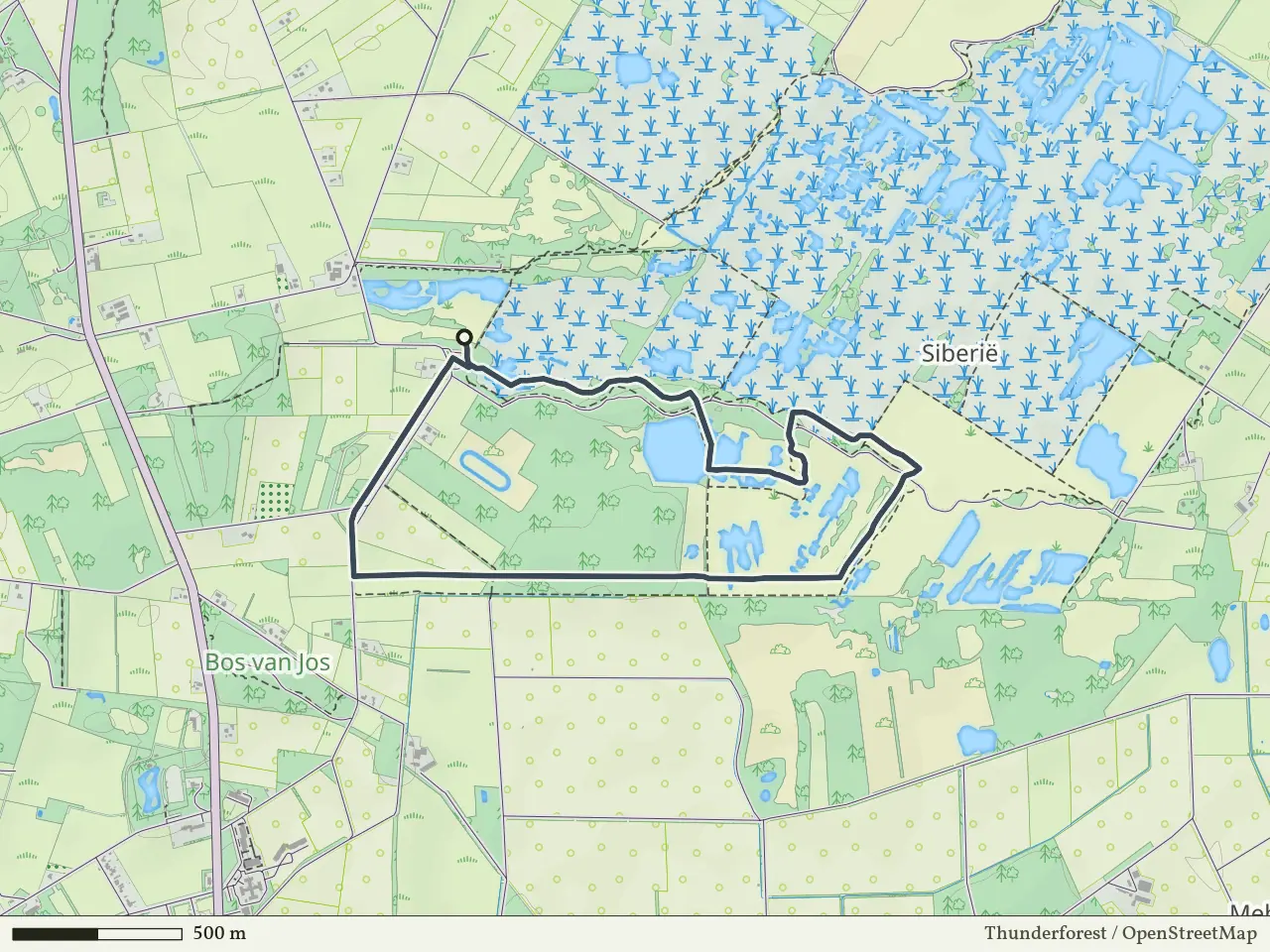 Groene route vanaf Armenveen, Haaksbergen