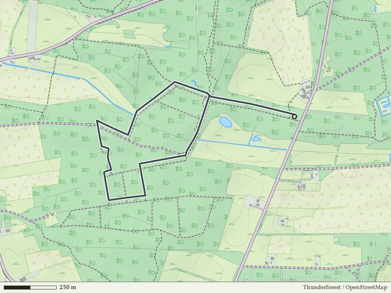 Gele route vanaf Oostermaet, Lettele