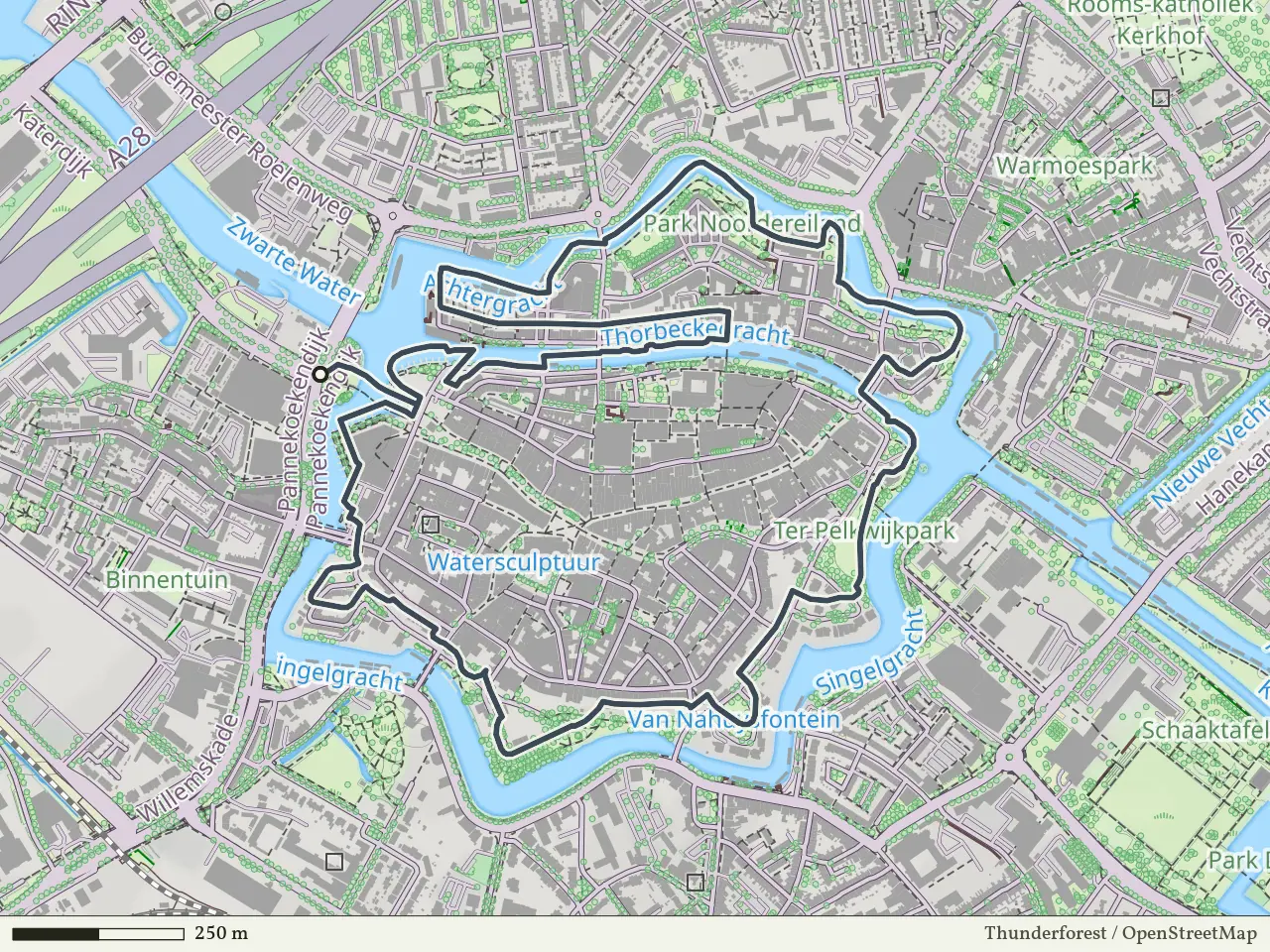Groene route vanaf Zwolle, IJsseldelta