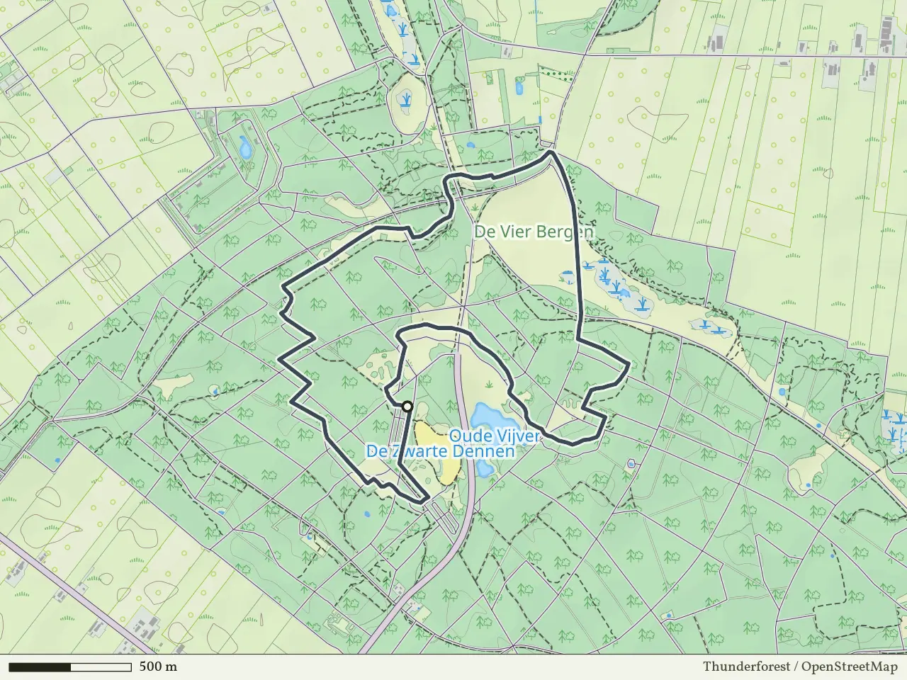 Blauwe route vanaf Zwarte Dennen-Noord, Punthorst