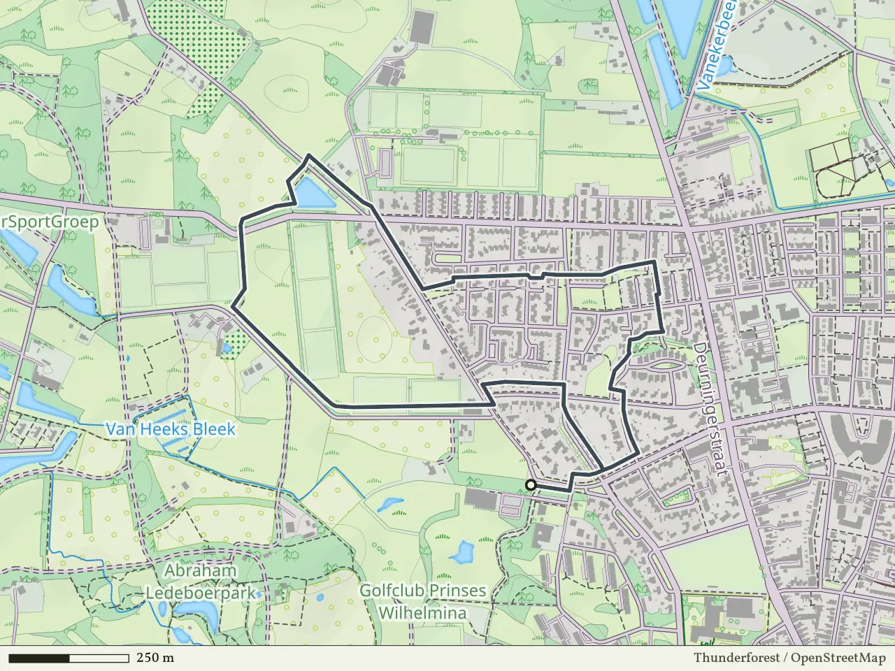 Groene route vanaf Bolhaar, Lonnekerveld