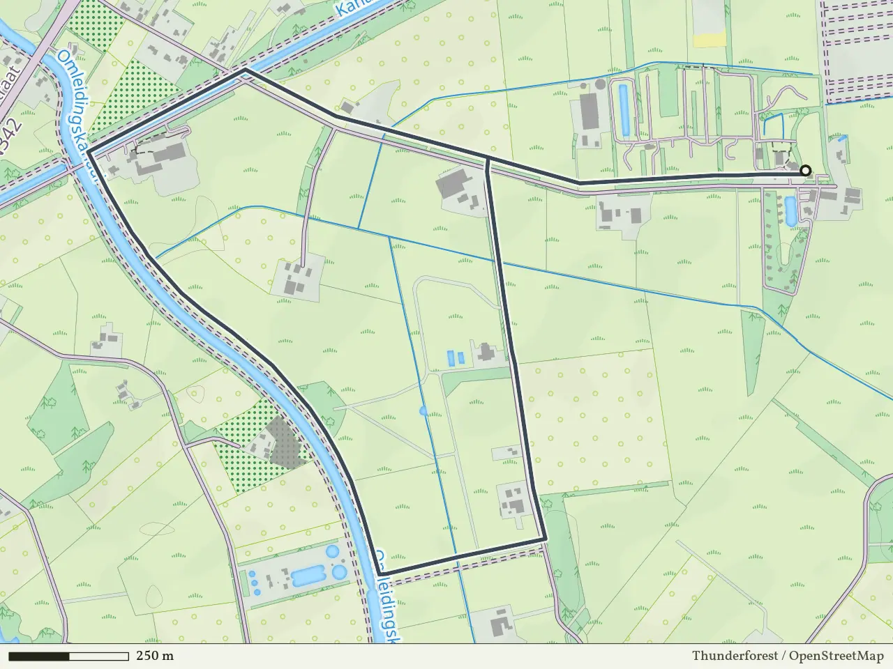 Paarse route vanaf Rodenmors, Denekamp