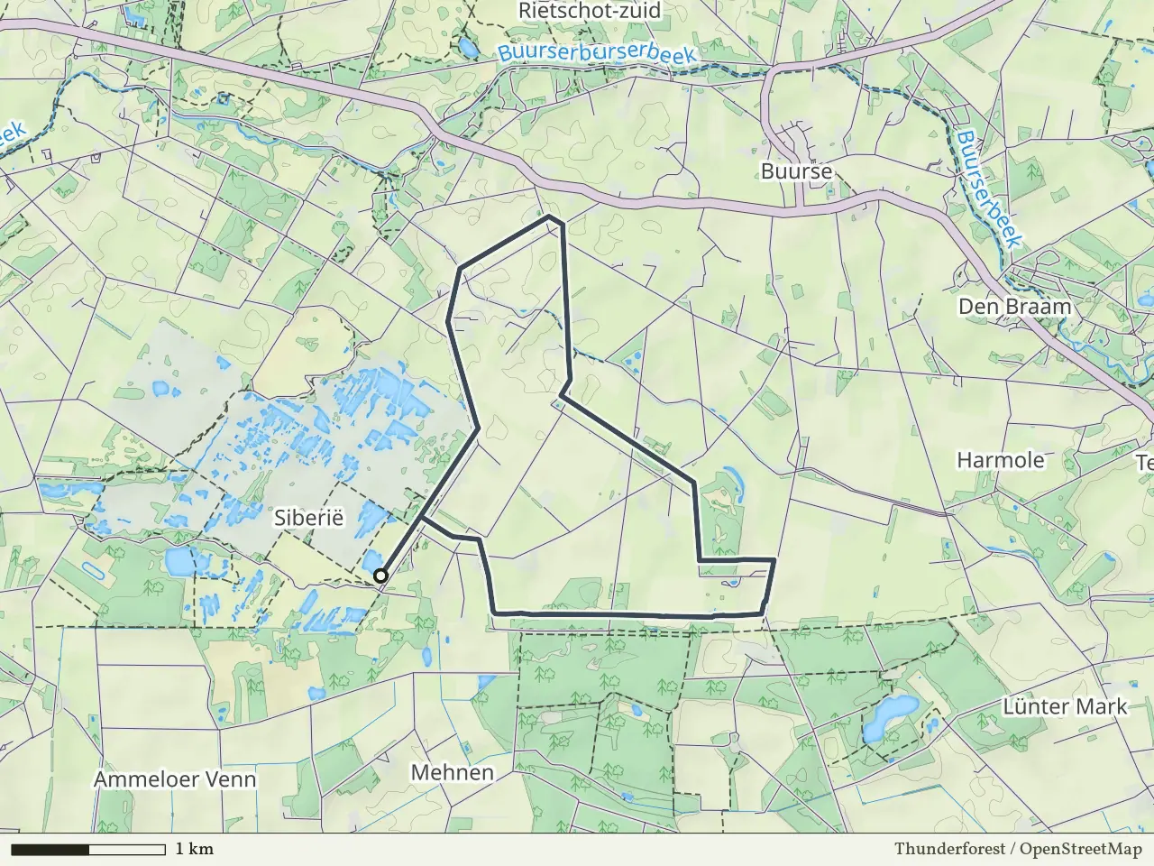 Rode route vanaf Siberie, Haaksbergen