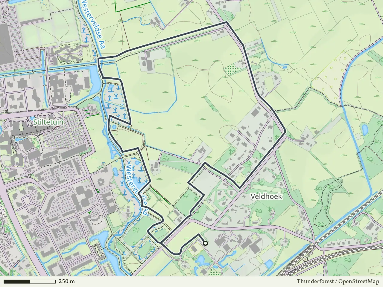 Gele route vanaf Herfte, Zwolle