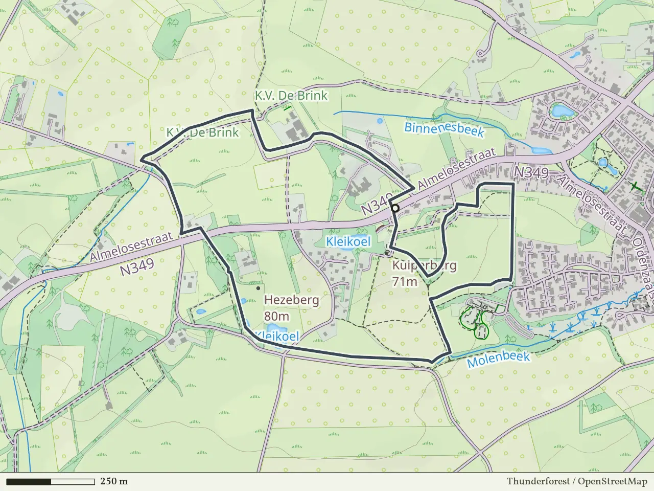 Groene route vanaf Kuiperberg, Ootmarsum