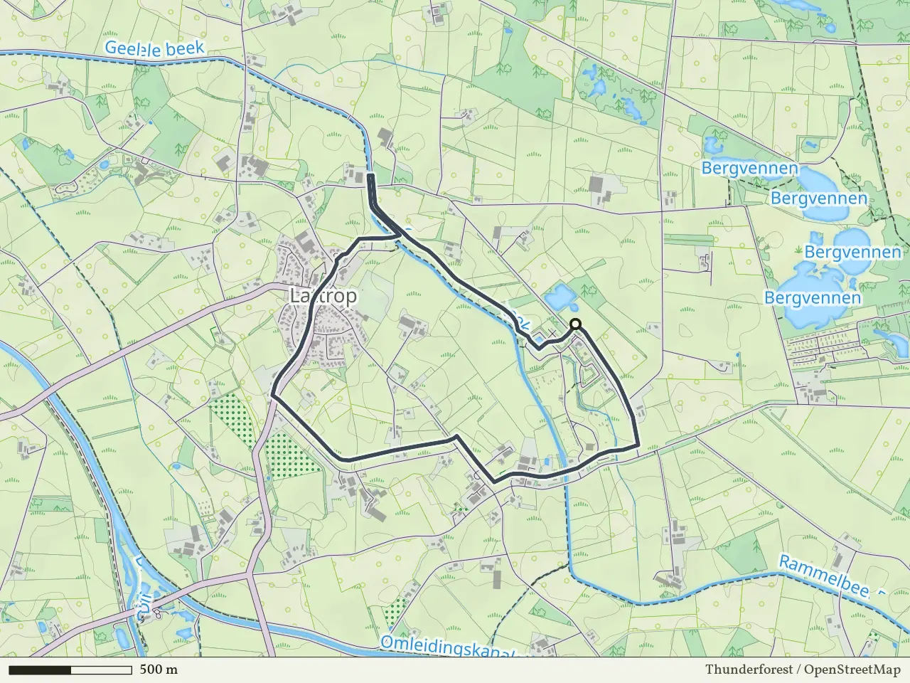 Oranje route vanaf Rammelbeek, Lattrop-Breklenkamp