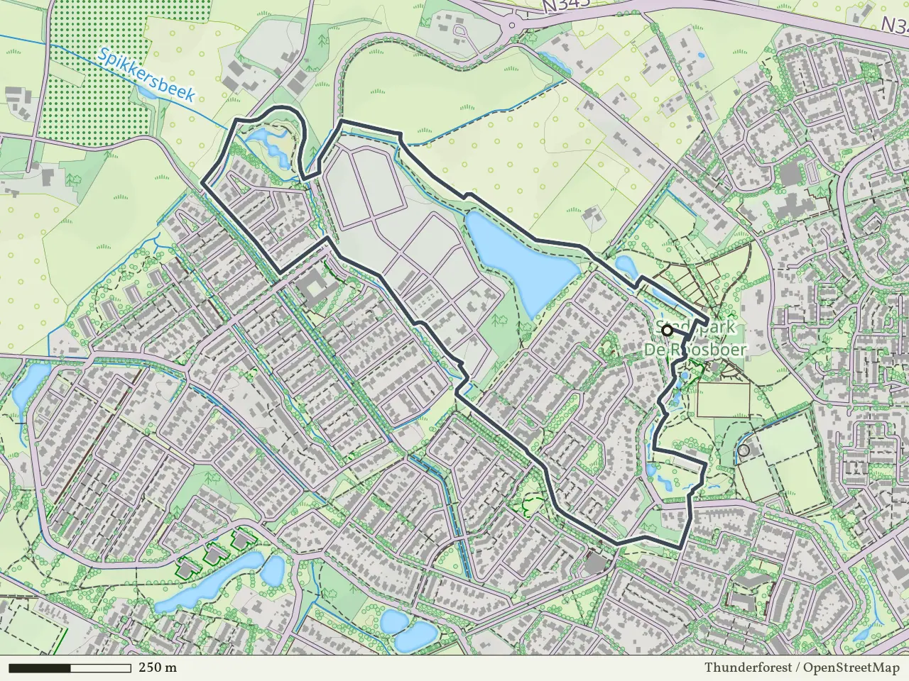 Oranje route vanaf Gravenes, Oldenzaal