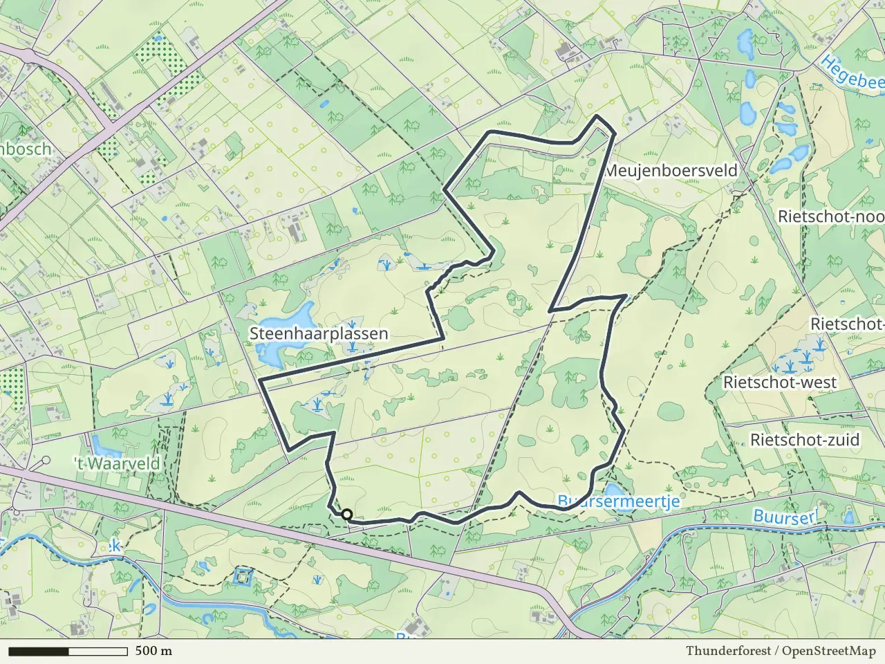 Blauwe route vanaf Ronde Bulten, Haaksbergen