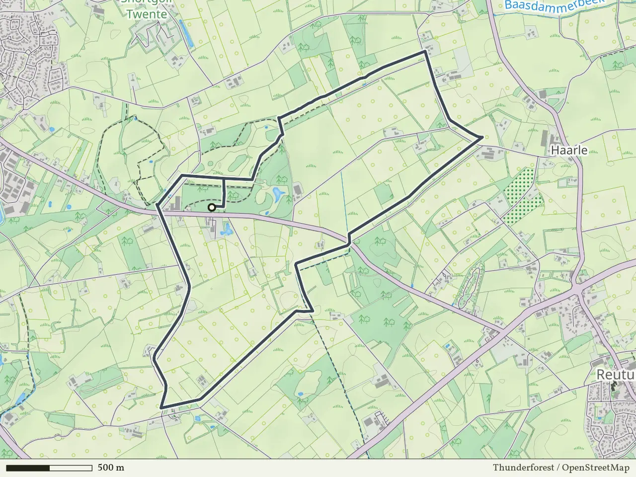 Groene route vanaf Baasdam, Tubbergen