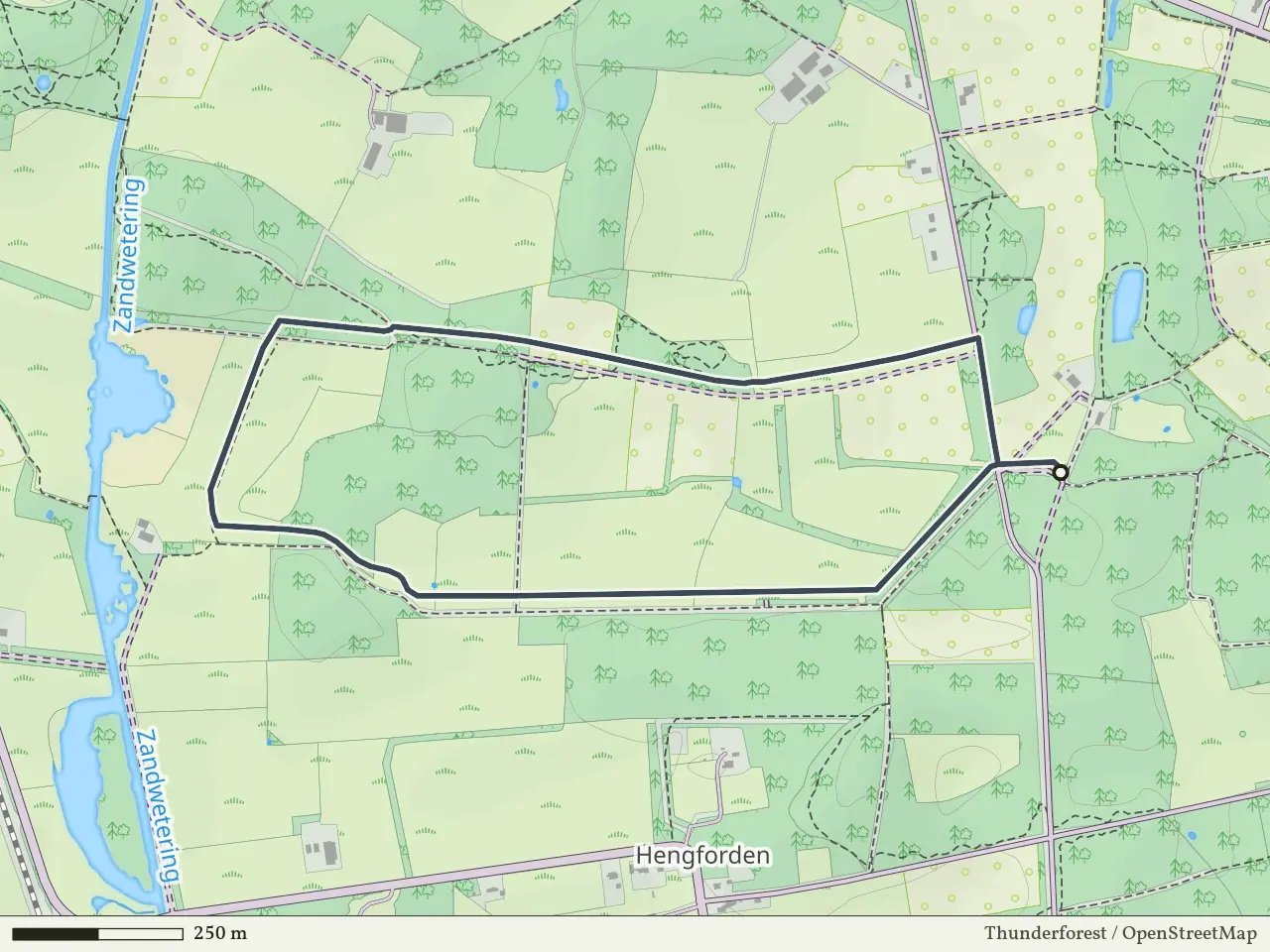 Oranje route vanaf Nijendal, Olst