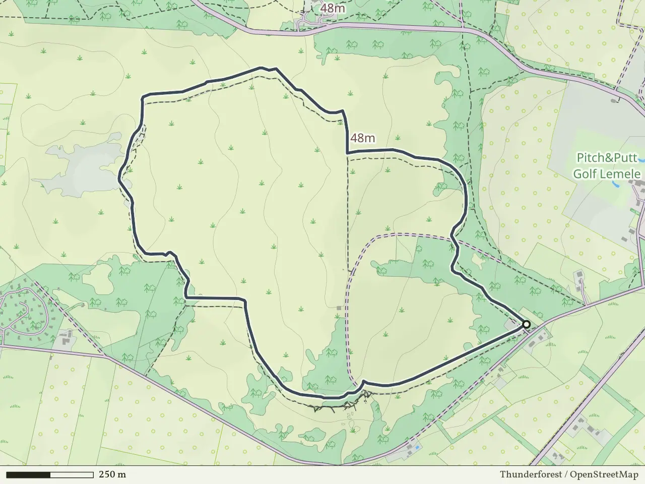 Gele route vanaf Drieling, Lemele