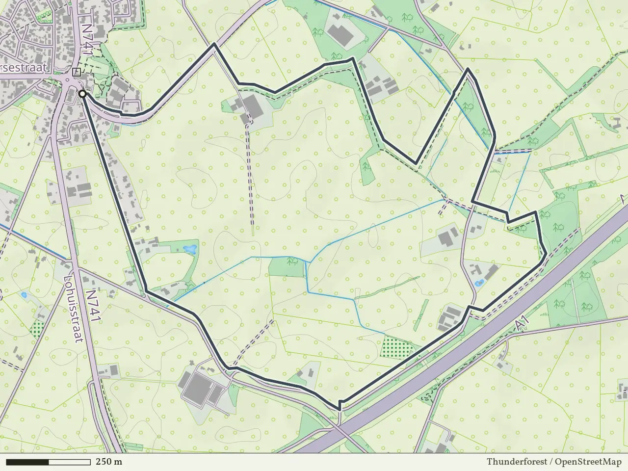 Groene route vanaf Bornerbroek, Zenderen
