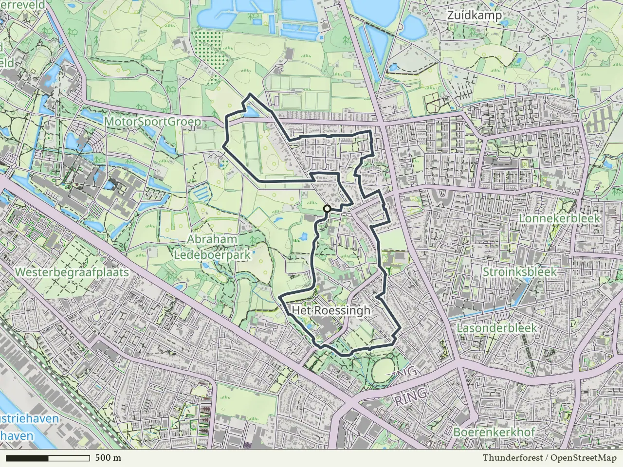 Blauwe route vanaf Bolhaar, Lonnekerveld