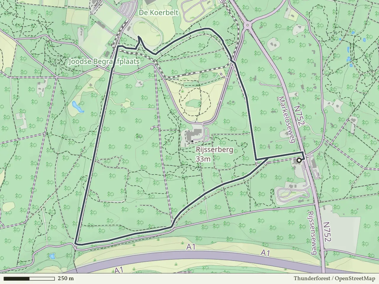 Gele route vanaf Klein Zwitserland, Rijssen