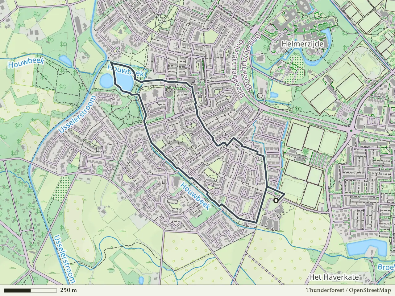 Groene route vanaf Helmerhoek, Boekelo