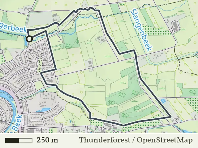 Gele route vanaf Spanjaardgemaal, Borne