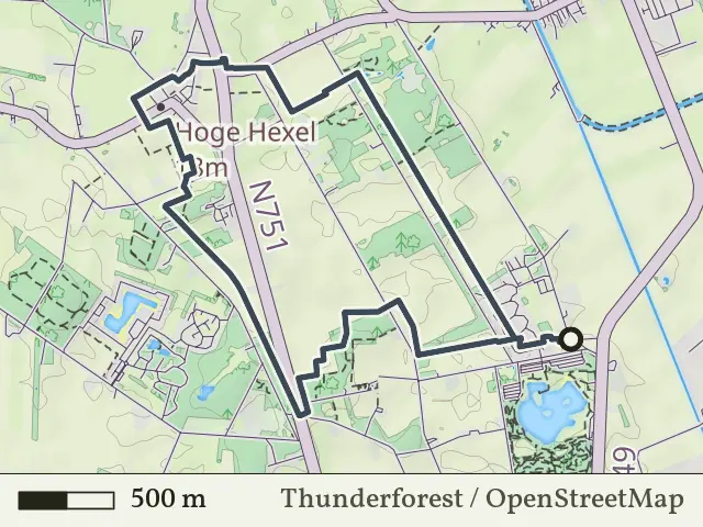 Groene route vanaf Het Lageveld, Wierden