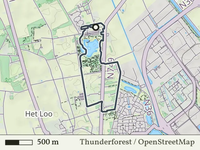 Oranje route vanaf Het Lageveld, Wierden