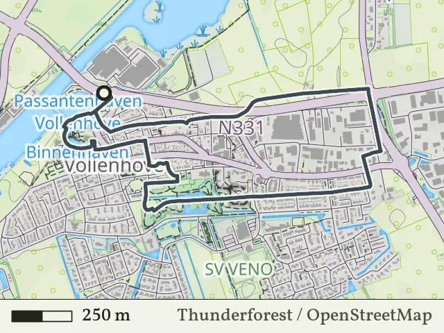 Groene route vanaf Vollenhove, Weerribben-Wieden