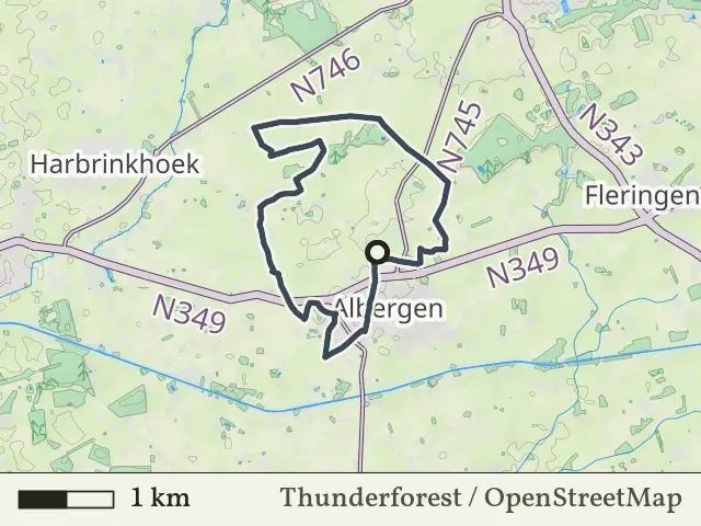 Groene route vanaf Albergen, Zenderen