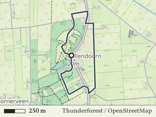 Groene route vanaf Collendoorn, Hardenberg Oost