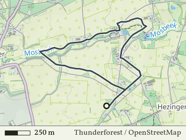 Rode route vanaf Tutenberg, Vasse