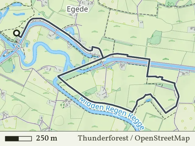 Gele route vanaf Hankate-Egede, Hellendoorn