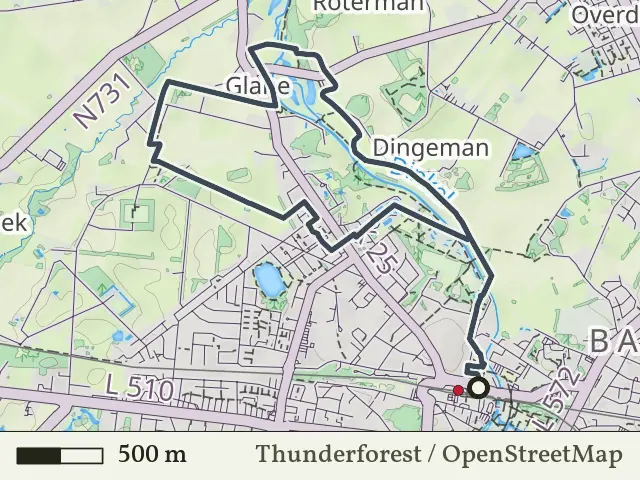 Groene route vanaf Gronau, Losser